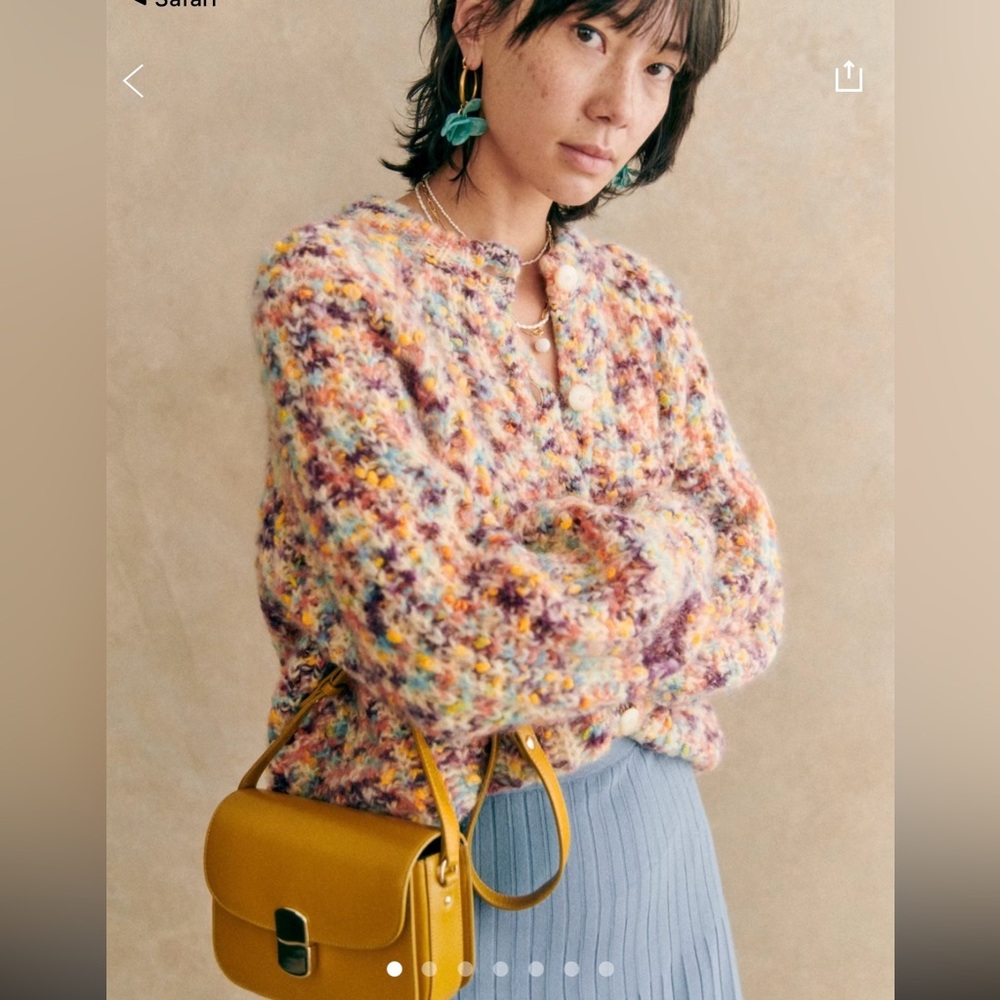 Sézane Emile Cardigan, Size Small